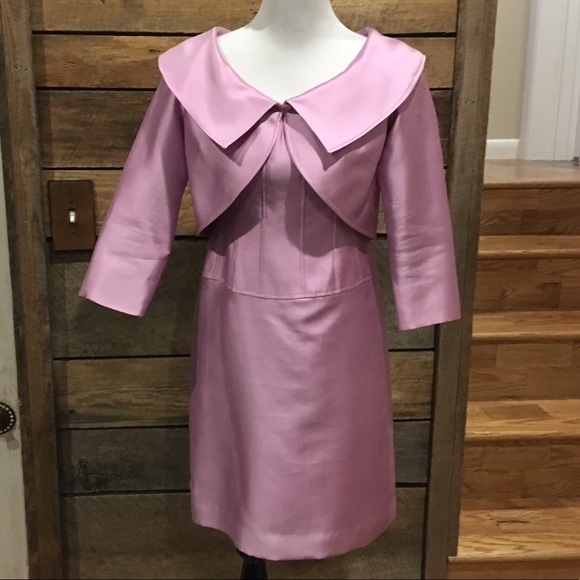 ❌SOLD❌Rickie Freeman Teri Jon pink silk gazar - Picture 3 of 8